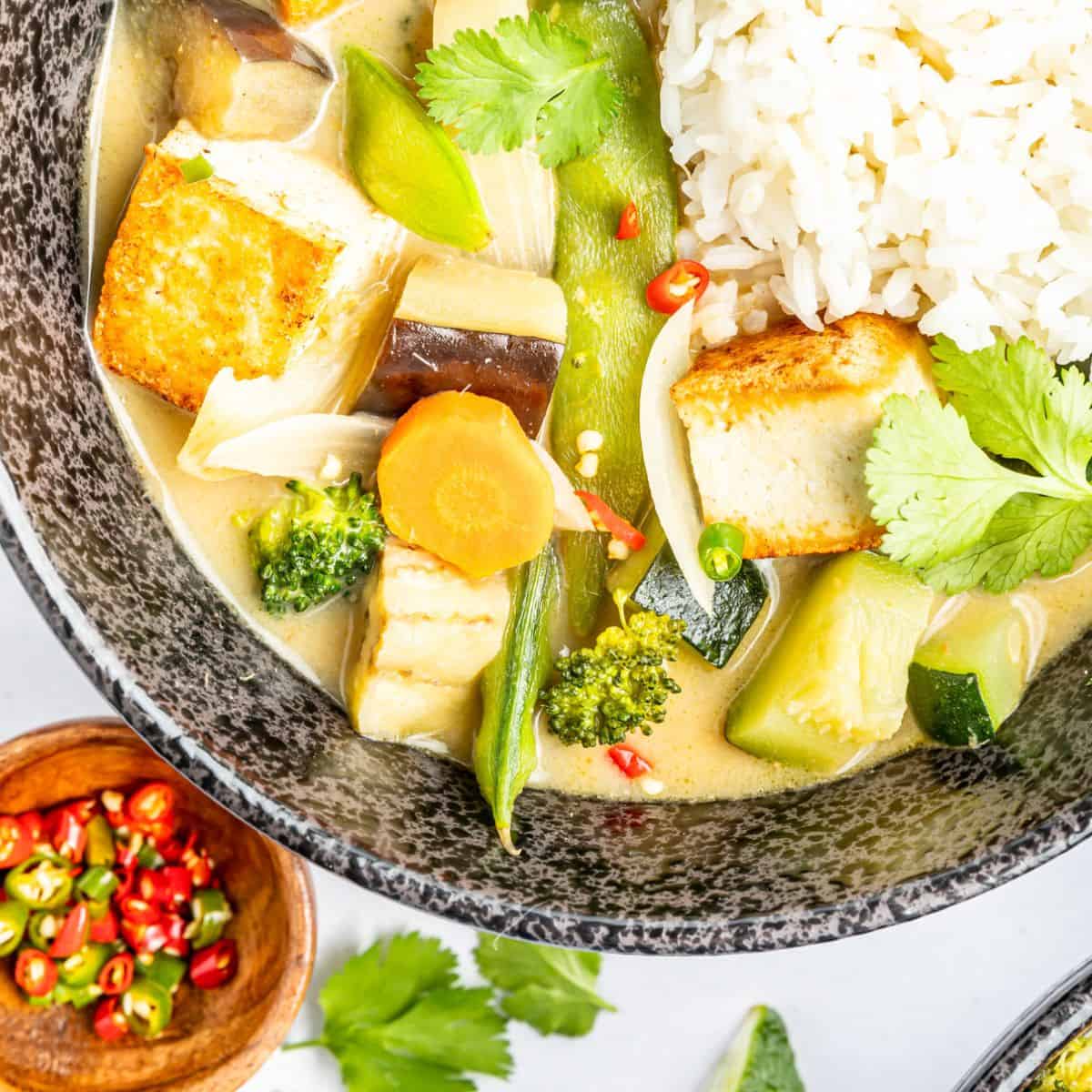 Easy Thai Vegetable Green Curry - A Cedar Spoon