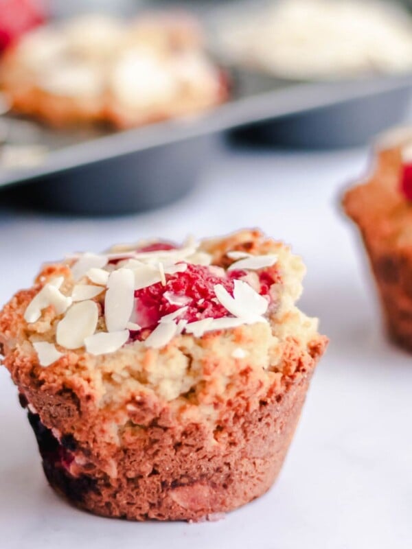 Keto Raspberry Muffins 1200 x 1200