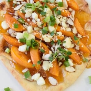 Goat Cheese Apricot Pizza 1200 x 1200
