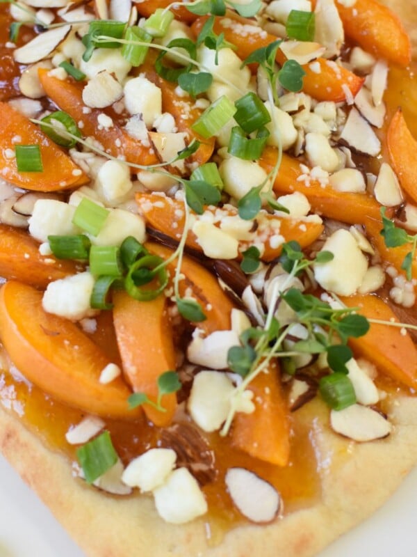 Goat Cheese Apricot Pizza 1200 x 1200