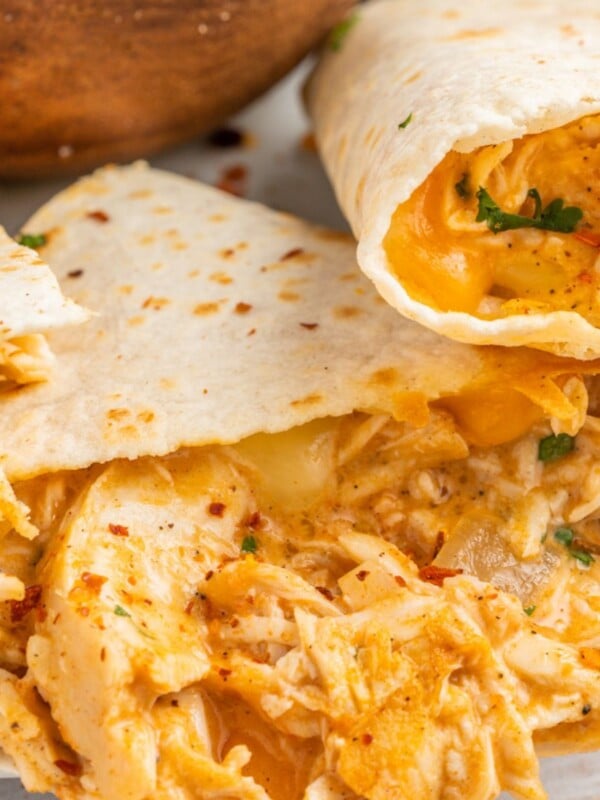 Easy Buffalo Chicken Quesadilla