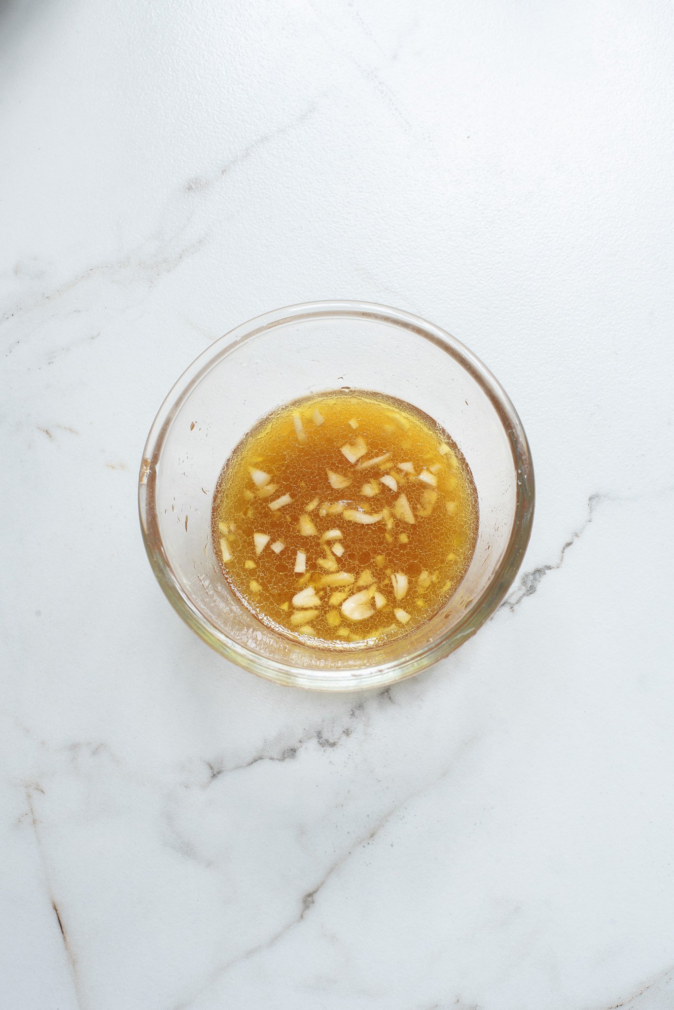 Thai Cucumber Salad dressing in a bowl. 