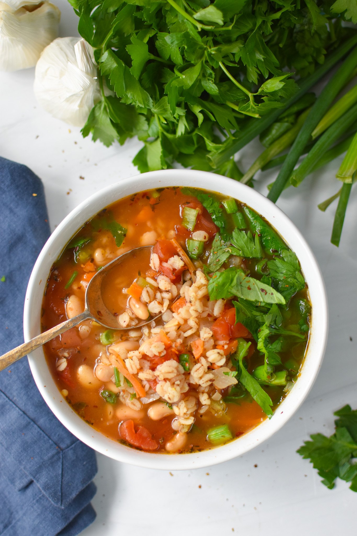 Vegetable Barley Soup - A Cedar Spoon