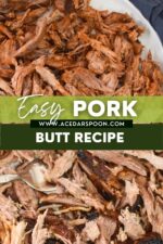 How to Cook a Pork Boston Butt - A Cedar Spoon