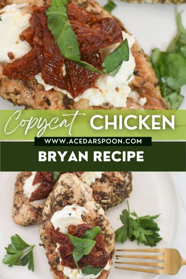 Chicken Bryan (Carrabba's Copycat Recipe) - A Cedar Spoon