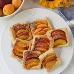 Easy Peach Tart 1200 x 1200