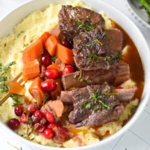 Cranberry Braised Short Ribs Recipe 1200 x 1200