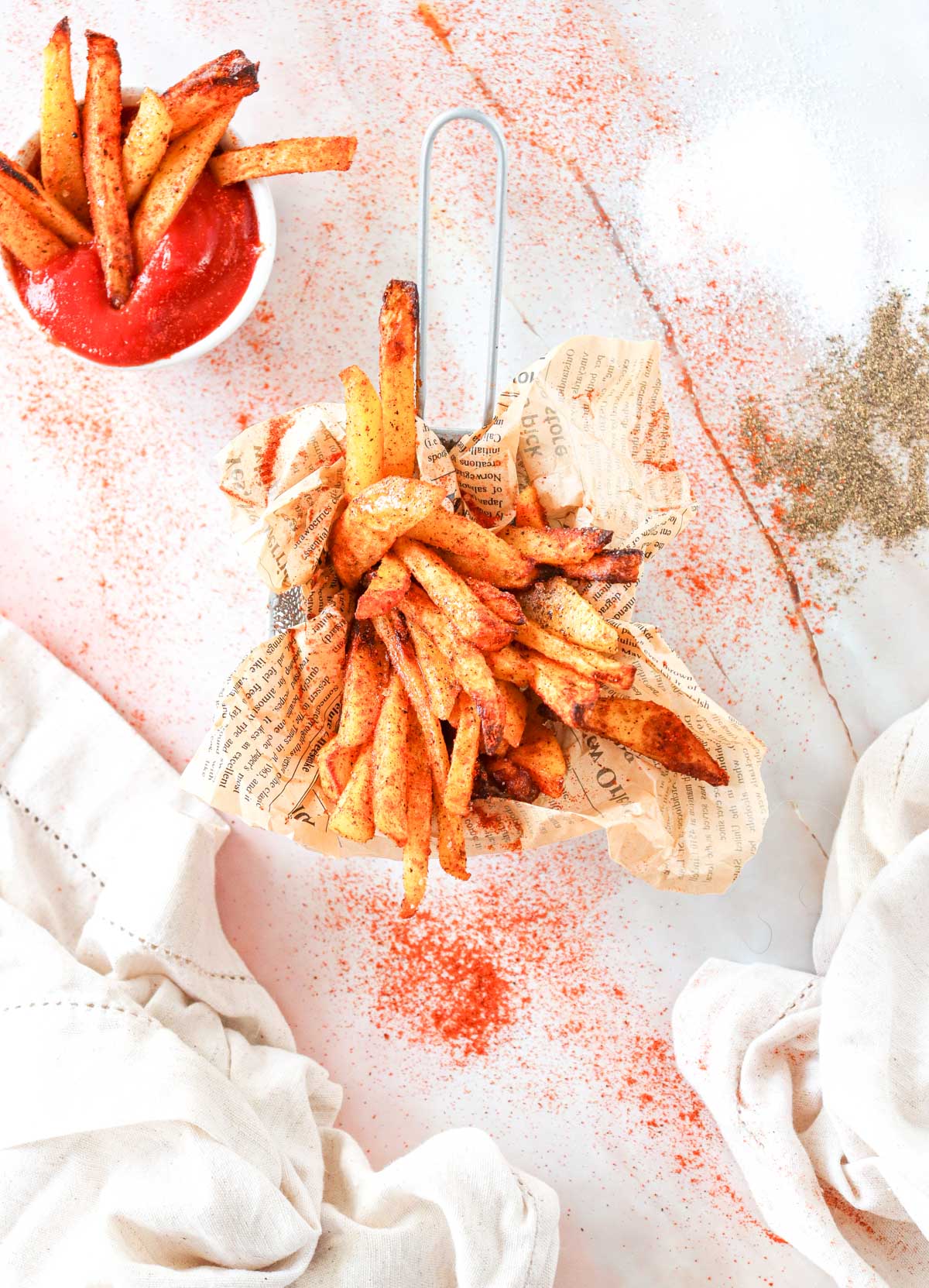 Air Fryer French Fries Recipe with seasoning 