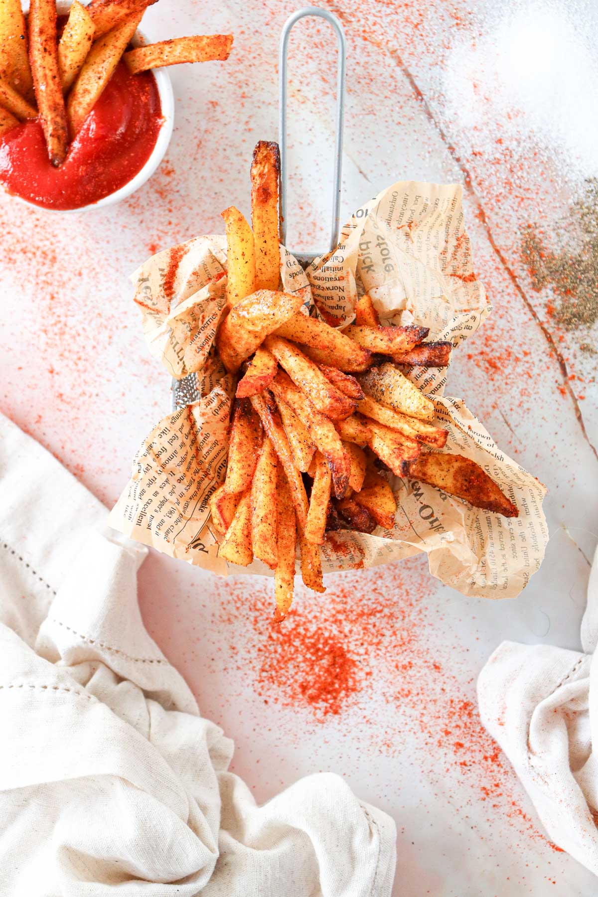 Air Fryer French Fries Recipe with seasoning 