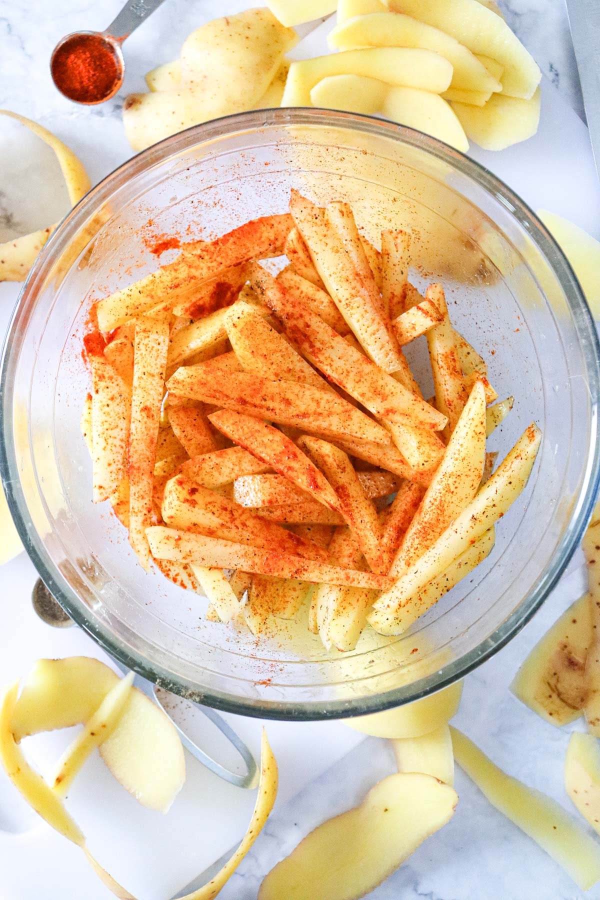 Air Fryer French Fries Recipe with seasoning 