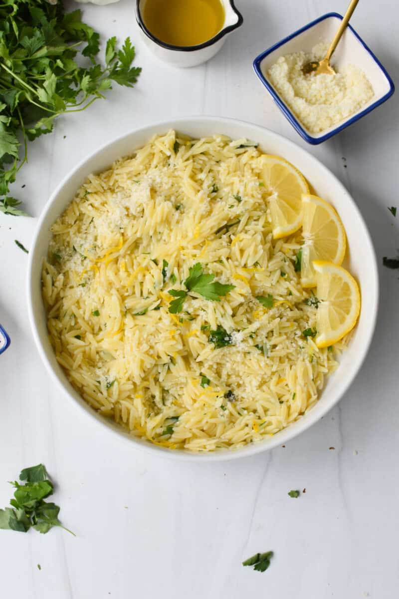 Lemon Roso Lemon Orzo Recipe - A Cedar Spoon