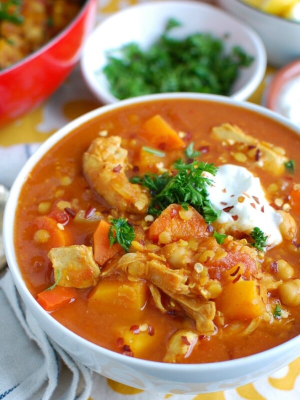 Slow Cooker Moroccan Chicken Chickpea Soup 1200 x 1200