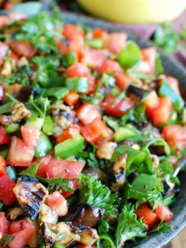 Mediterranean Eggplant Salad 1200 x 1200