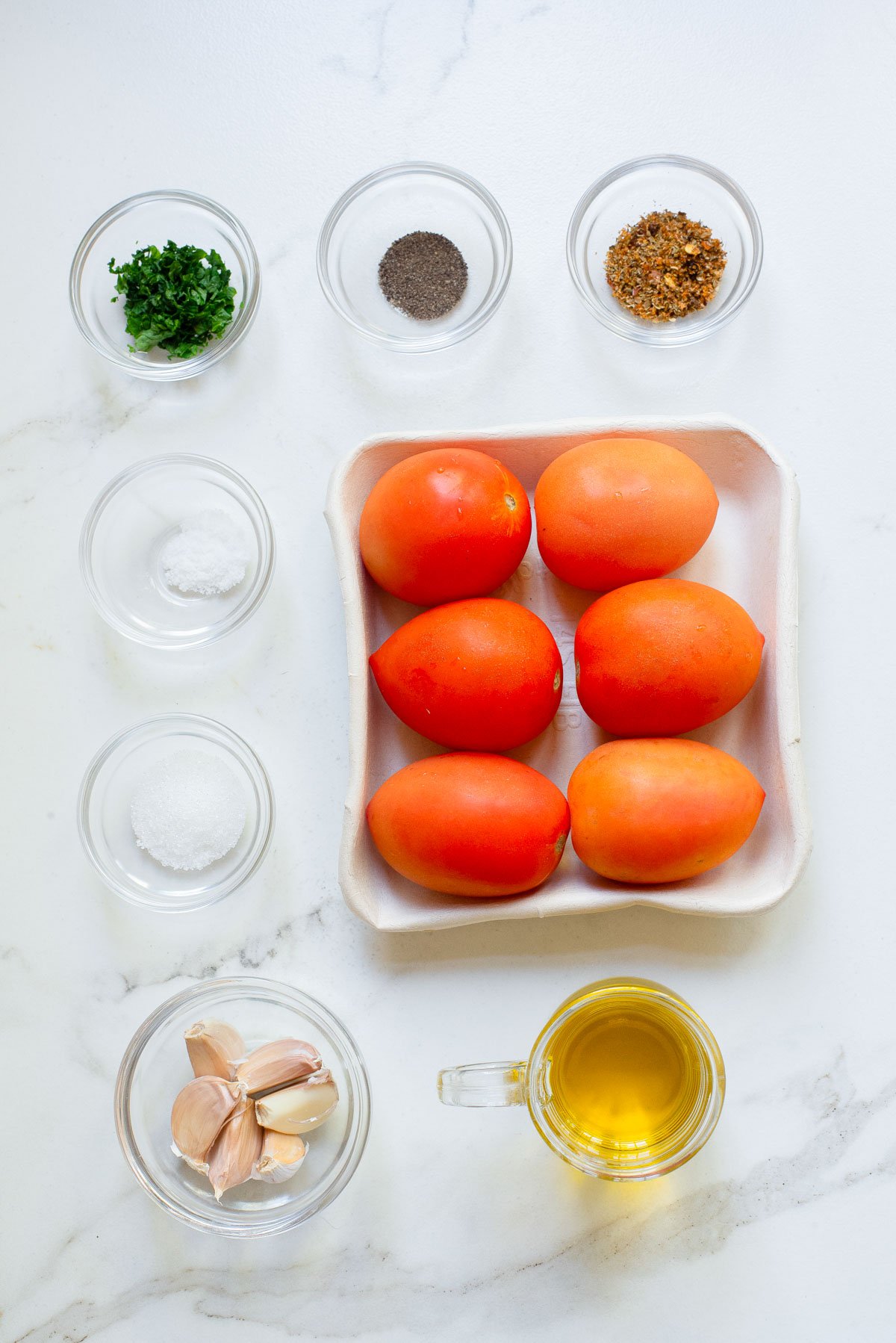 Oven Roasted Tomatoes ingredients 