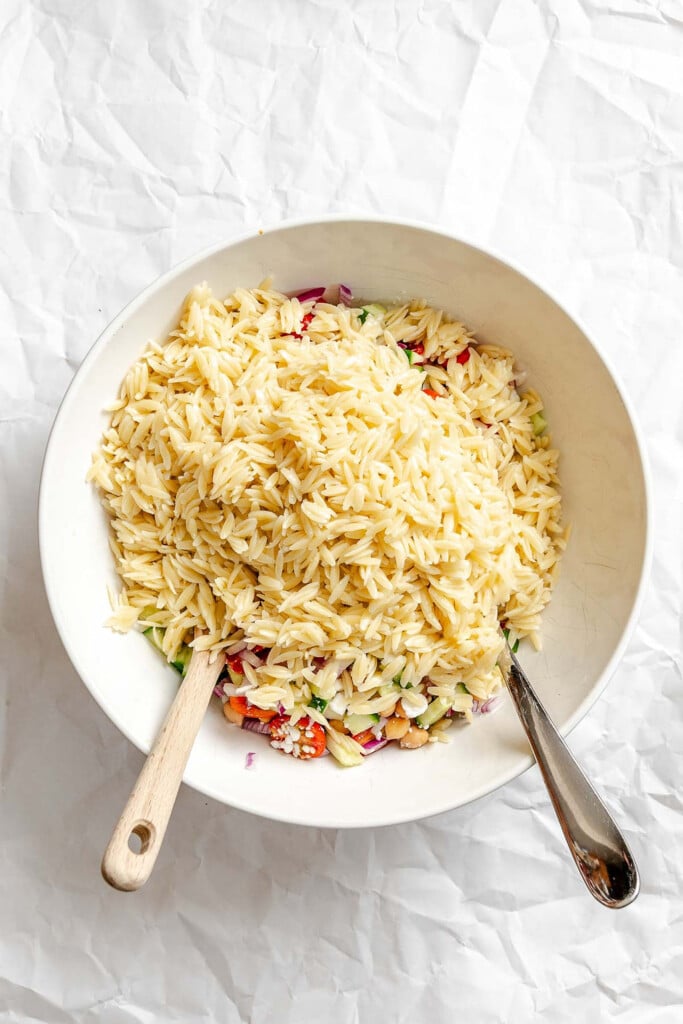Summer Orzo Pasta Salad orzo in salad 