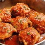Honey Ginger Chicken in skillet