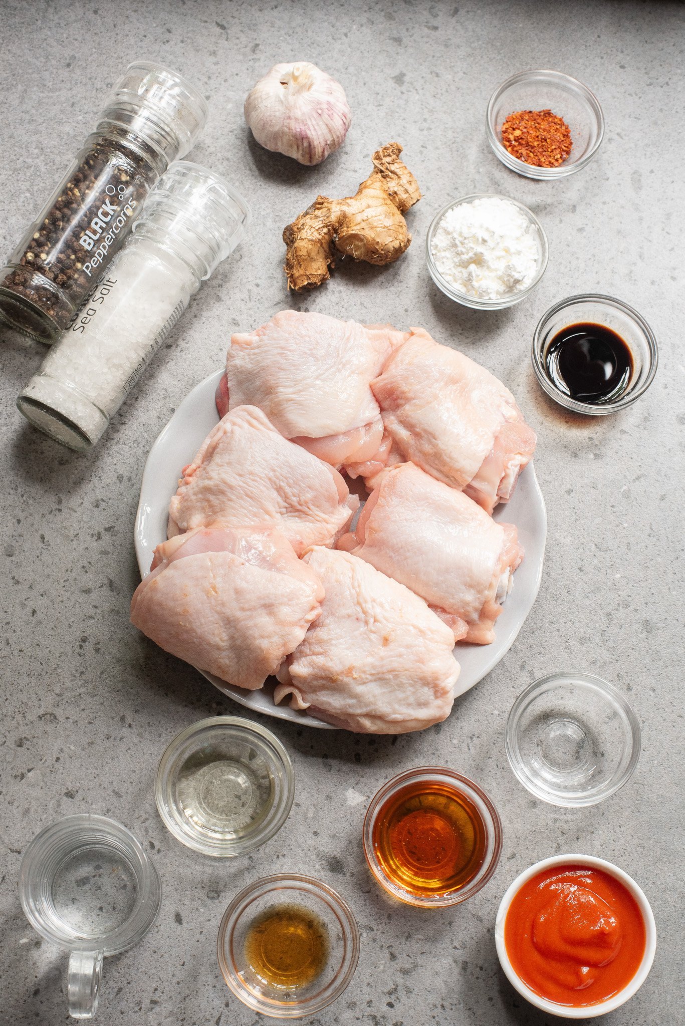 Honey Ginger Chicken ingredients 