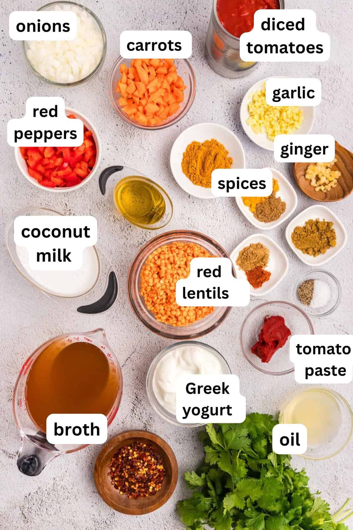 Easy Red Lentil Dahl Recipe recipe ingredients 