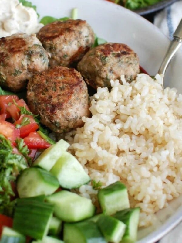 Mediterranean Baked Turkey Meatballs 1200 x 1200