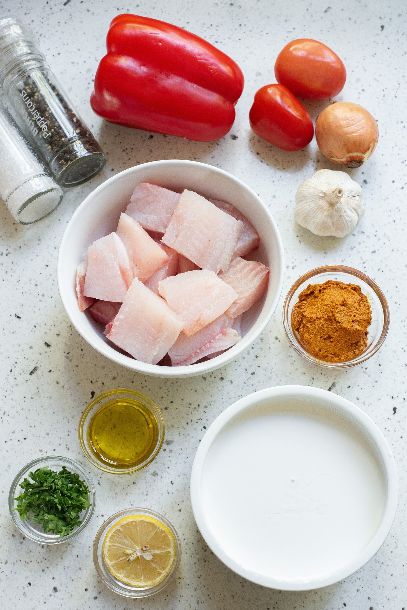 Coconut Fish Curry recipe ingredients 