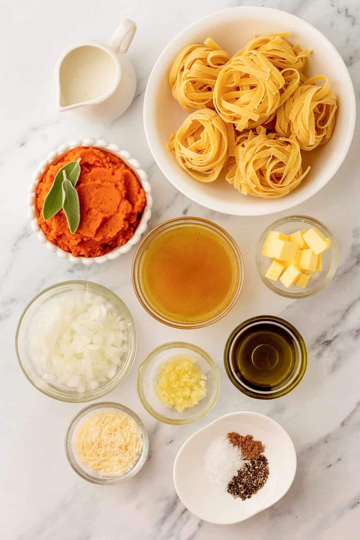 Pumpkin Pasta Sauce ingredients