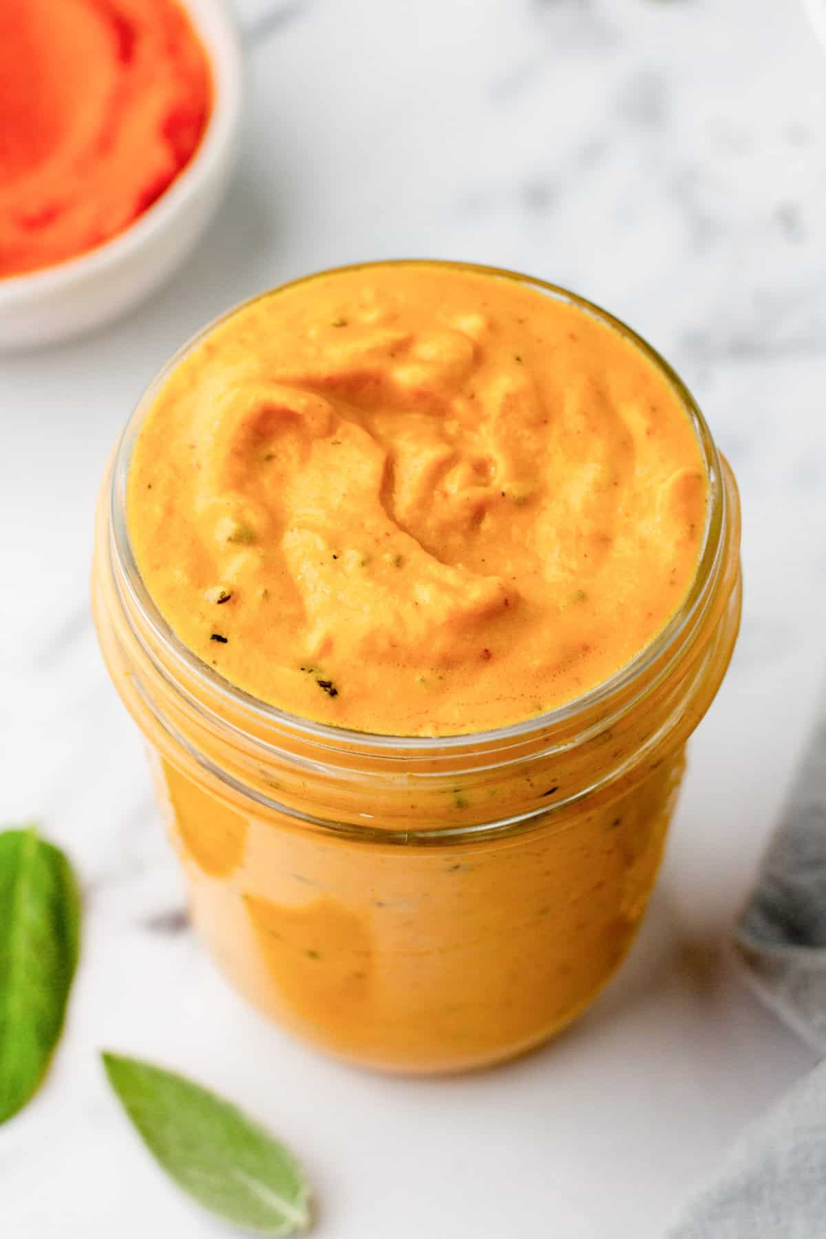 Pumpkin Pasta Sauce in a jar