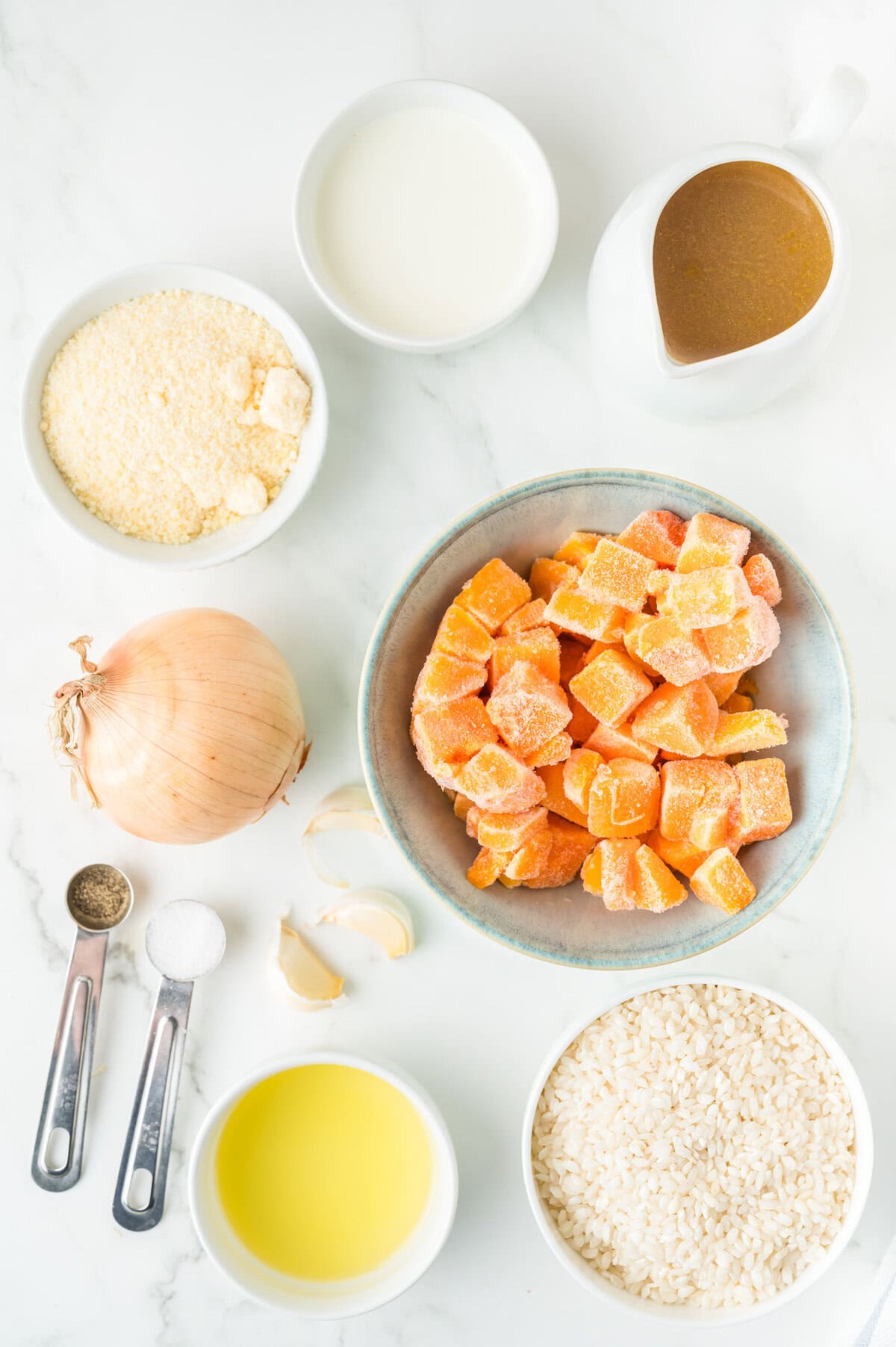 Butternut Squash Sage Risotto ingredients