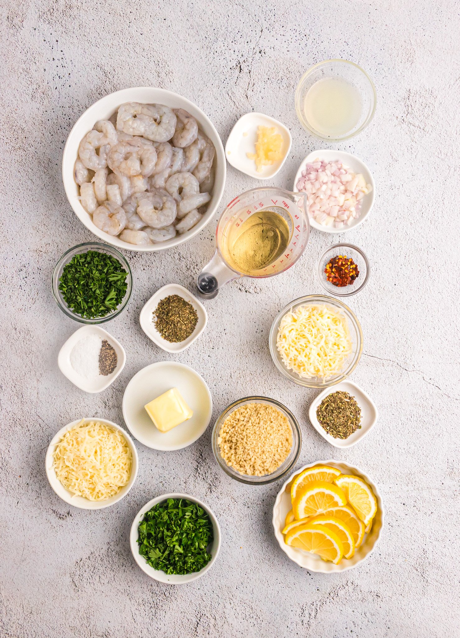 Easy Breaded Shrimp ingredients 