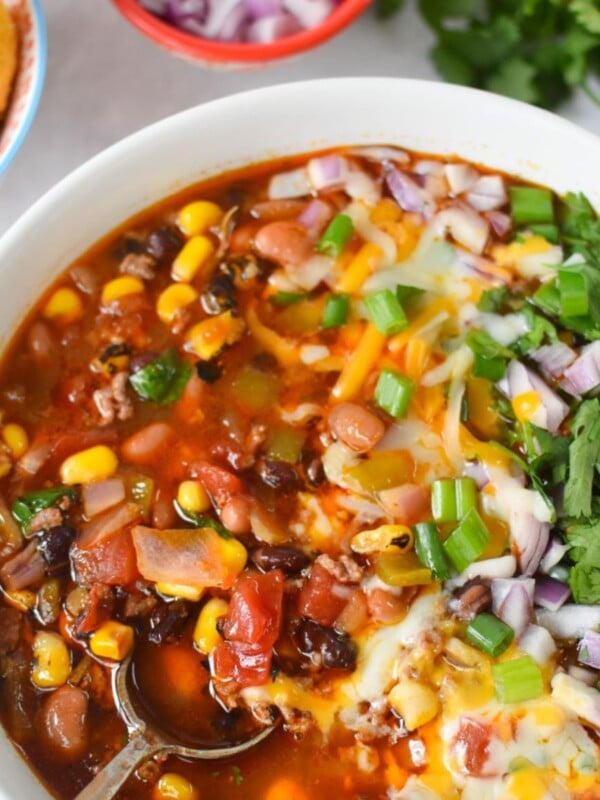 Slow Cooker Taco Soup Recipe 1200 x 1200