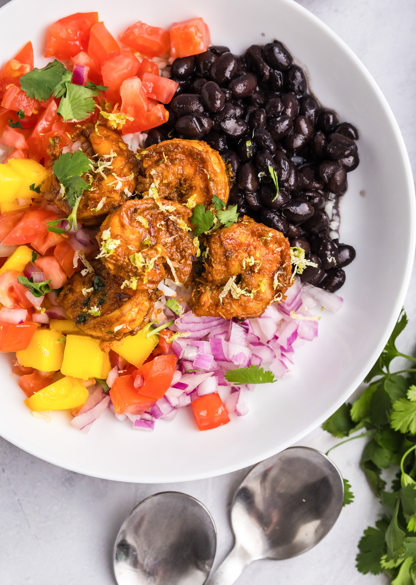 Spicy Shrimp in a bowl 