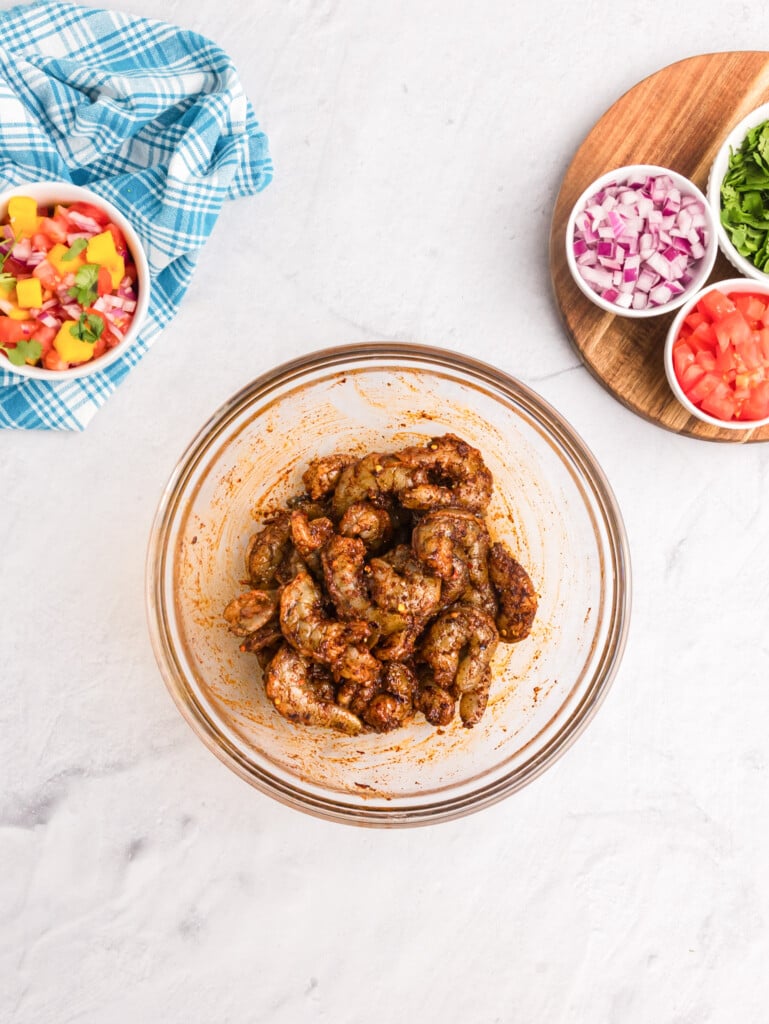 Spicy Shrimp shrimp with spices