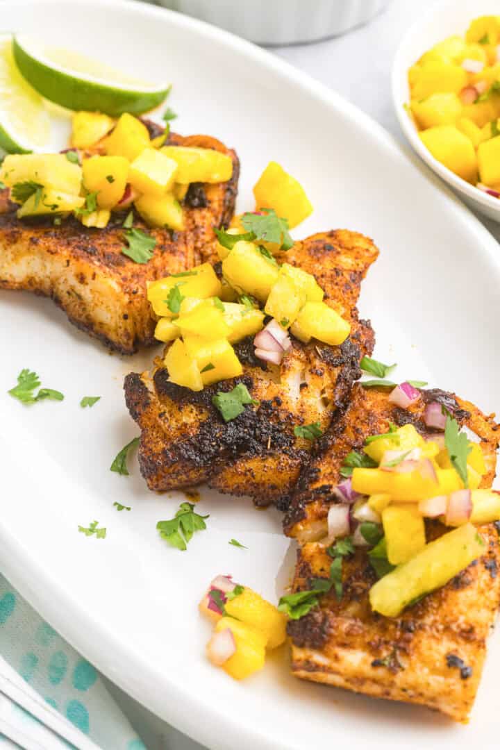 Cedar Cod Easy Blackened Cod - A Cedar Spoon