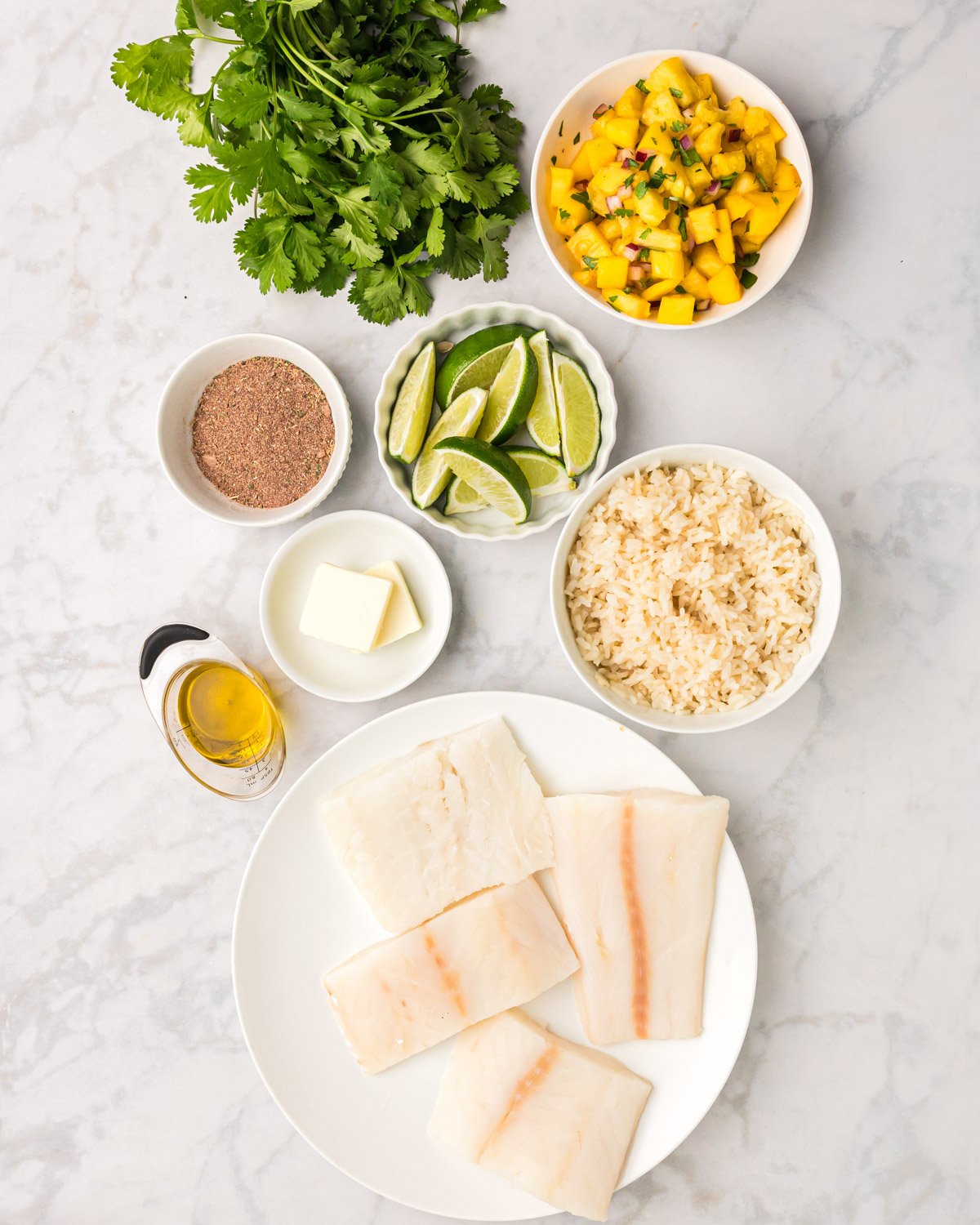 Easy Blackened Cod recipe ingredients 