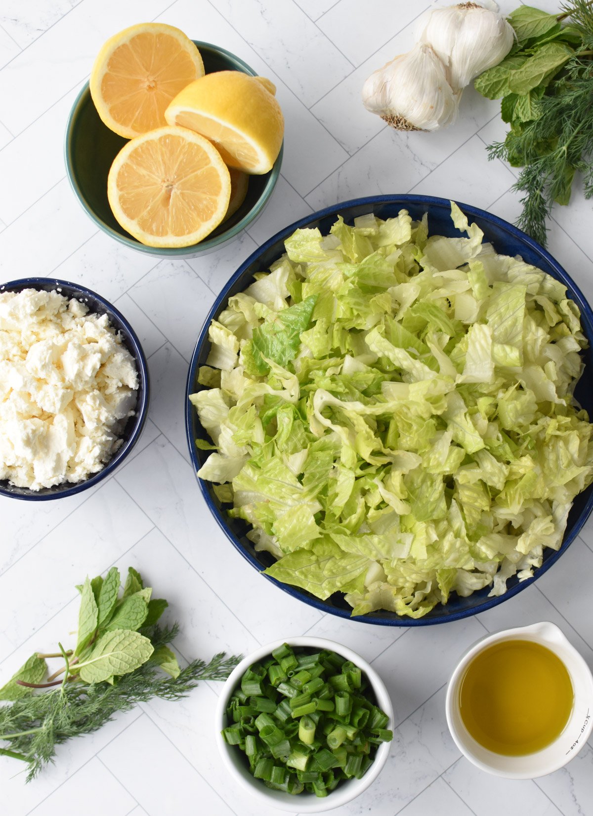 Maroulosalata recipe ingredients 