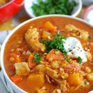Slow Cooker Moroccan Chicken Soup 1200 x 1200