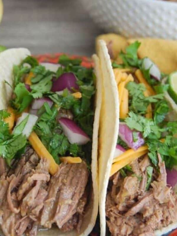 Slow Cooker Shredded Beef Tacos 1200 x 1200