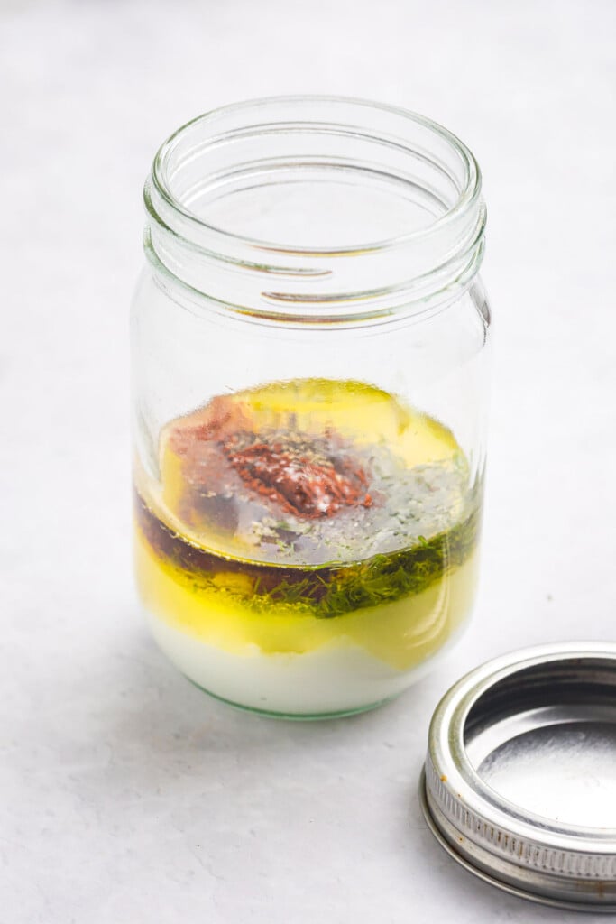 Mediterranean Tuna and Chickpea Salad dressing ingredients 