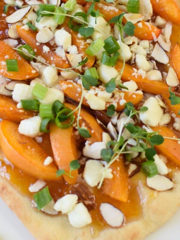 Goat Cheese Apricot Pizza 1200 x 1200
