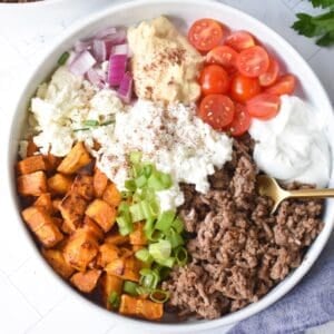 Sweet Potato Cottage Cheese Bowls 1200 x 1200