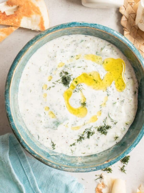 Easy Homemade Tzatziki Sauce 1200 x 1200