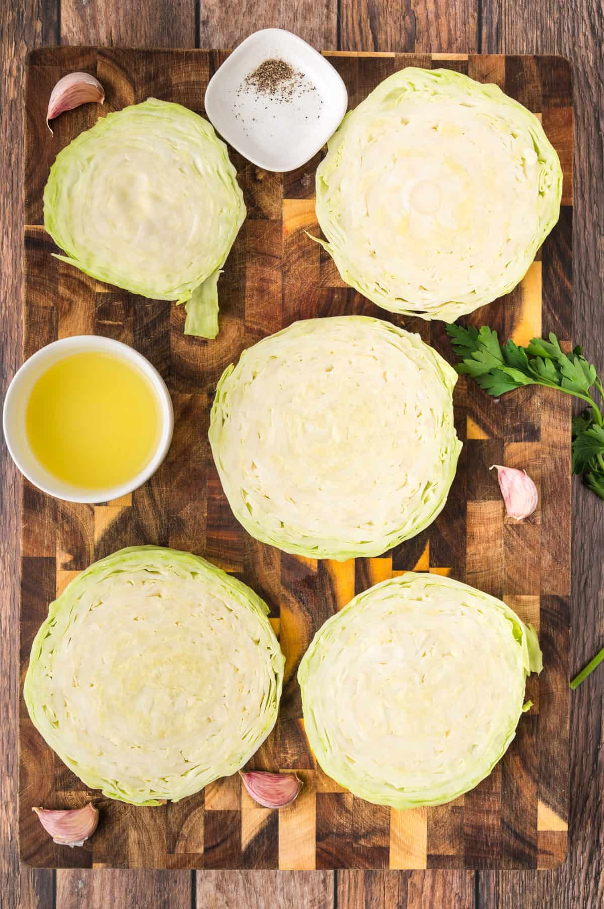 Mediterranean Cabbage Steaks