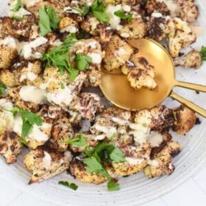 Lebanese Cauliflower with Tahini Sauce