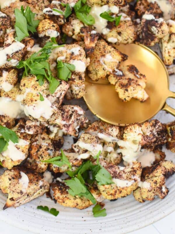Lebanese Cauliflower with Tahini Sauce
