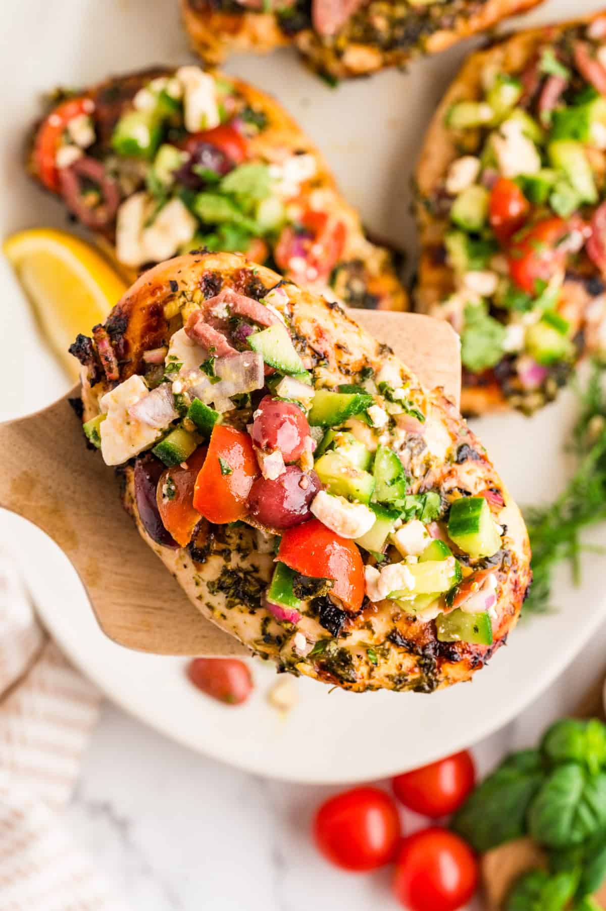 Simple Grilled Mediterranean Chicken