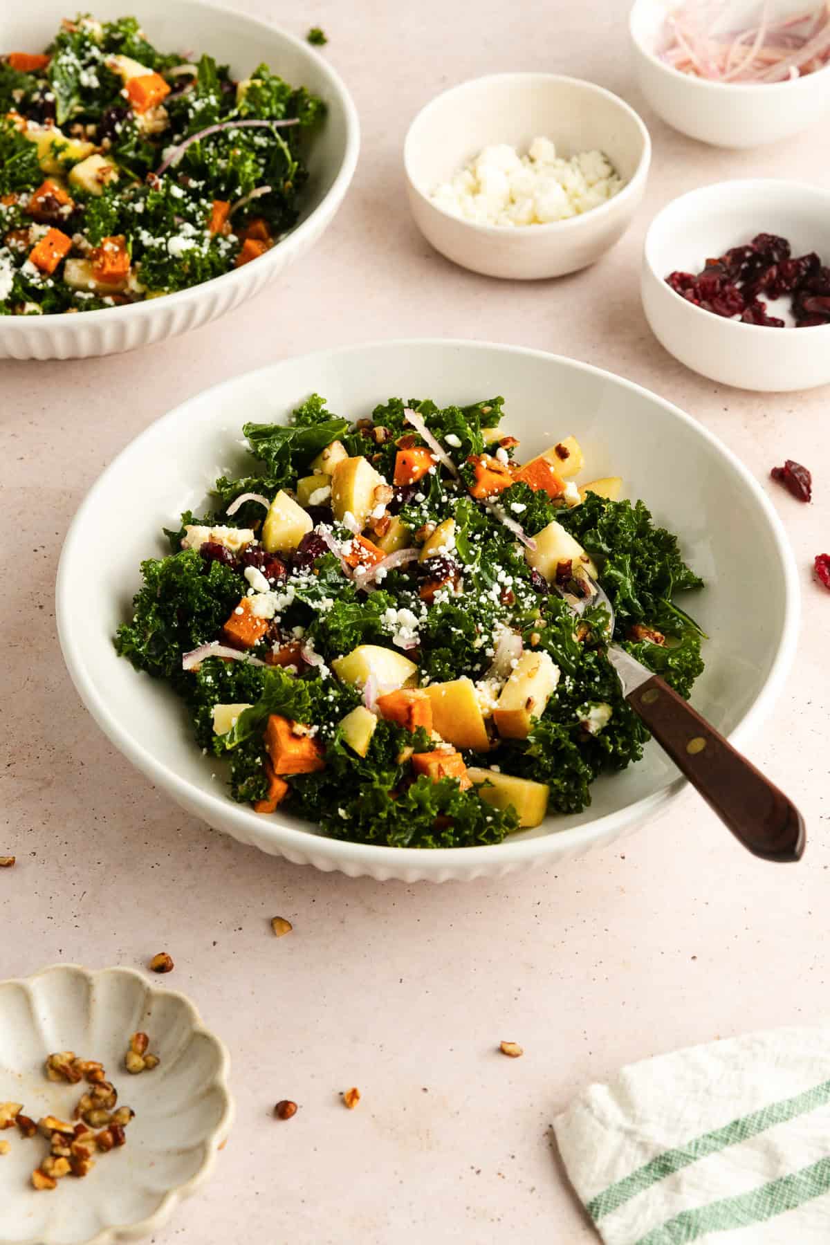 Hearty Kale and Sweet Potato Salad 
