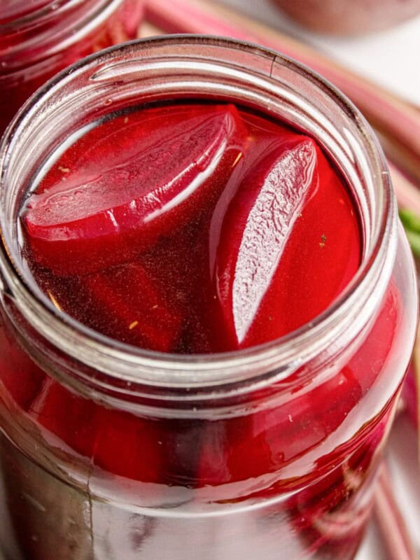 Quick Pickled Beets in a Jar