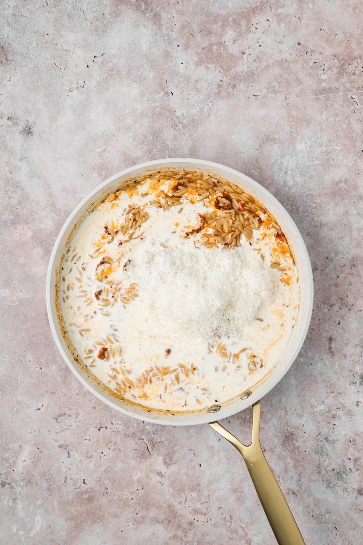 Marry Me Chicken Orzo with cream