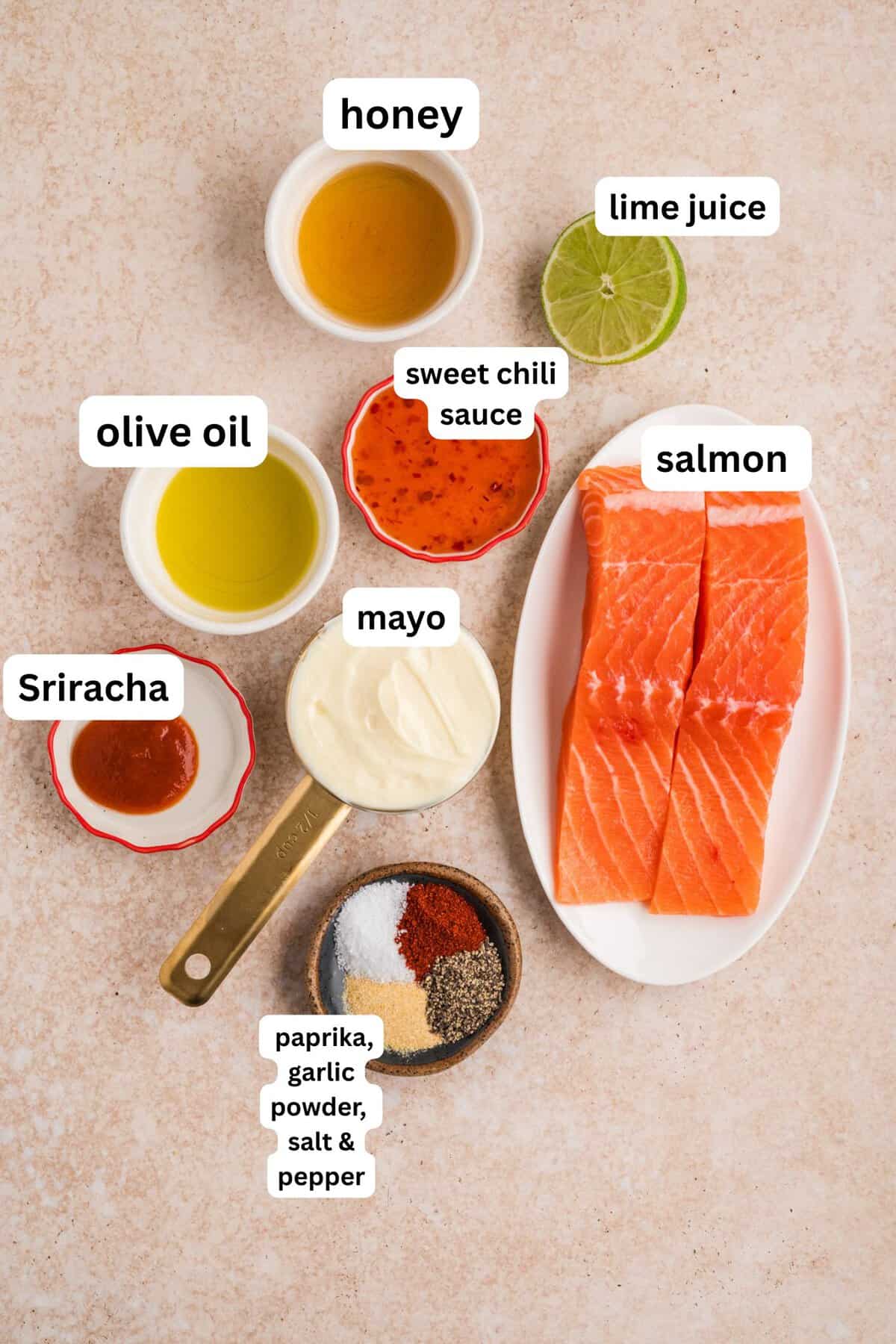 Bang Bang Salmon Recipe Ingredients