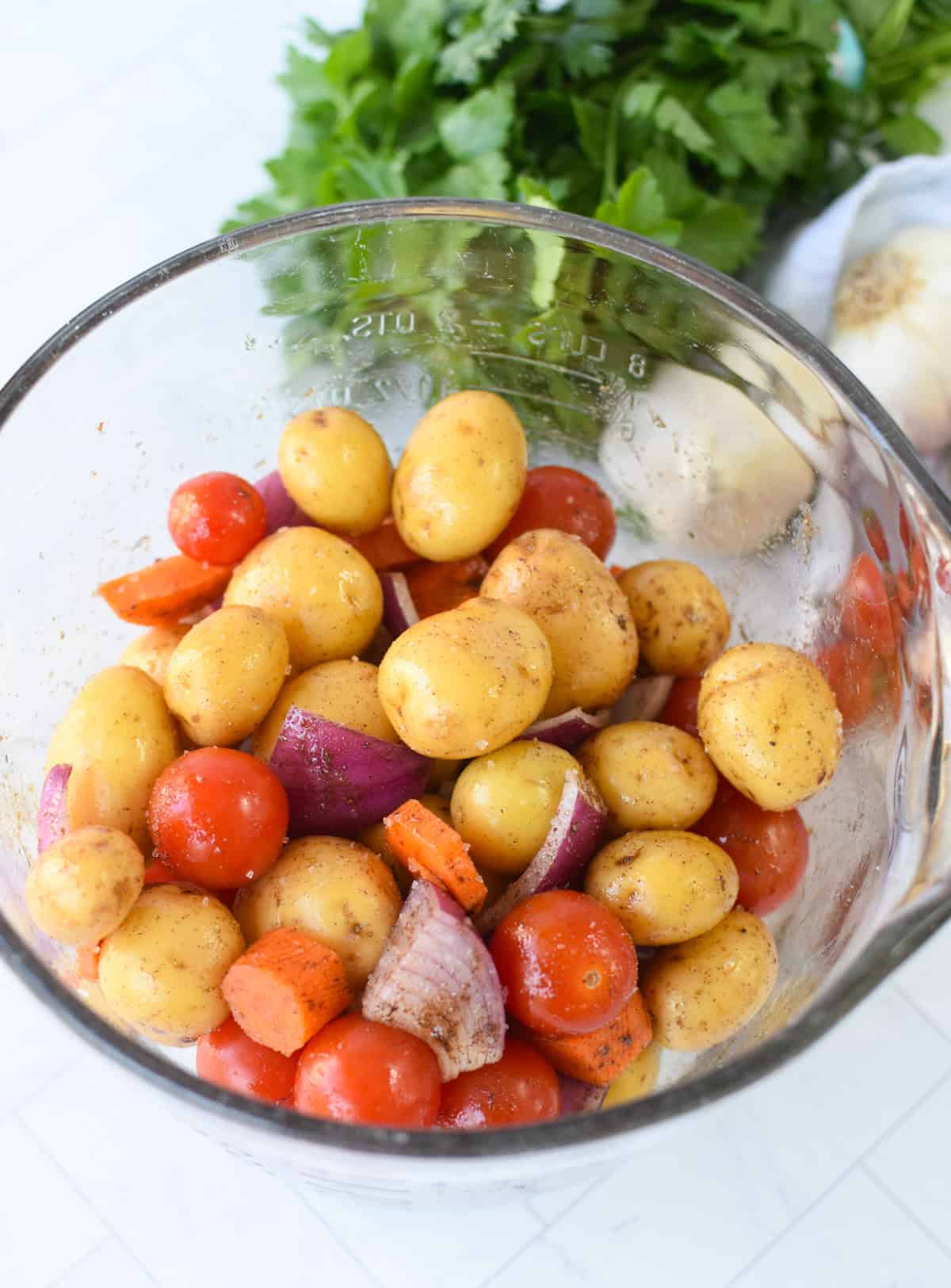 Vegetables for Lebanese Chicken and 7 Spice