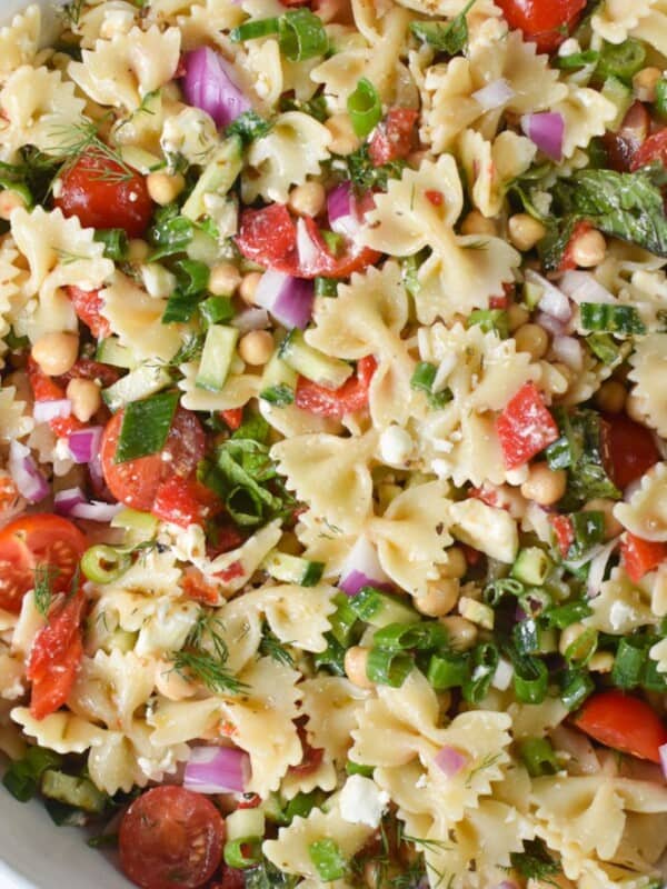 Mediterranean Bowtie Pasta Salad